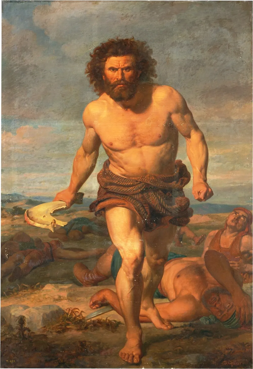 Sansón, by Joaquín Espalter y Rull, oil, 1850