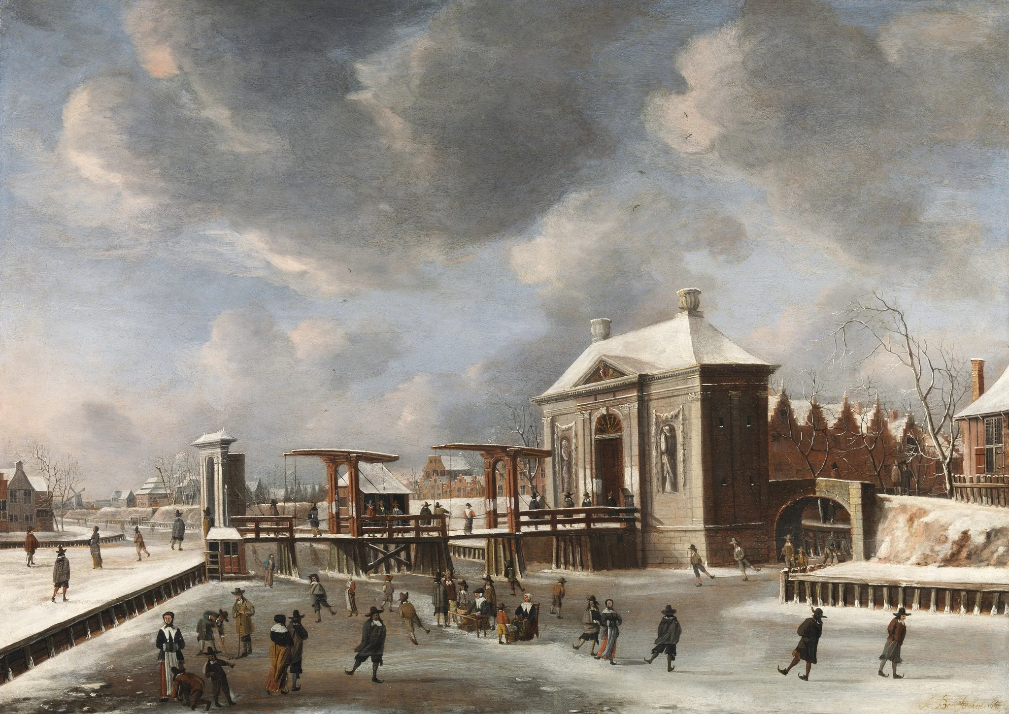 The Heiligewegs Gate, Amsterdam, detail