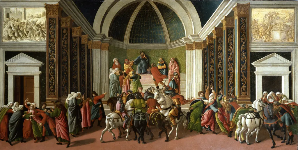 The Story of Virginia, by Sandro Botticelli, tempera, 1505