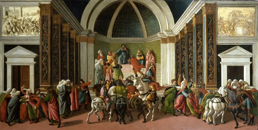 The Story of Virginia, by Sandro Botticelli, tempera, 1505