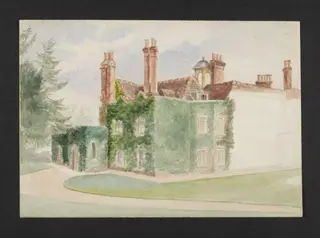 Untitled, by Beatrix Potter, watercolor, 1884