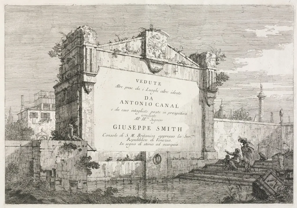 Views: Title Page, by Canaletto, 1740