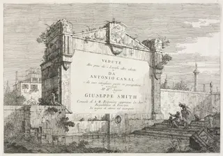 Views: Title Page, by Canaletto, 1740
