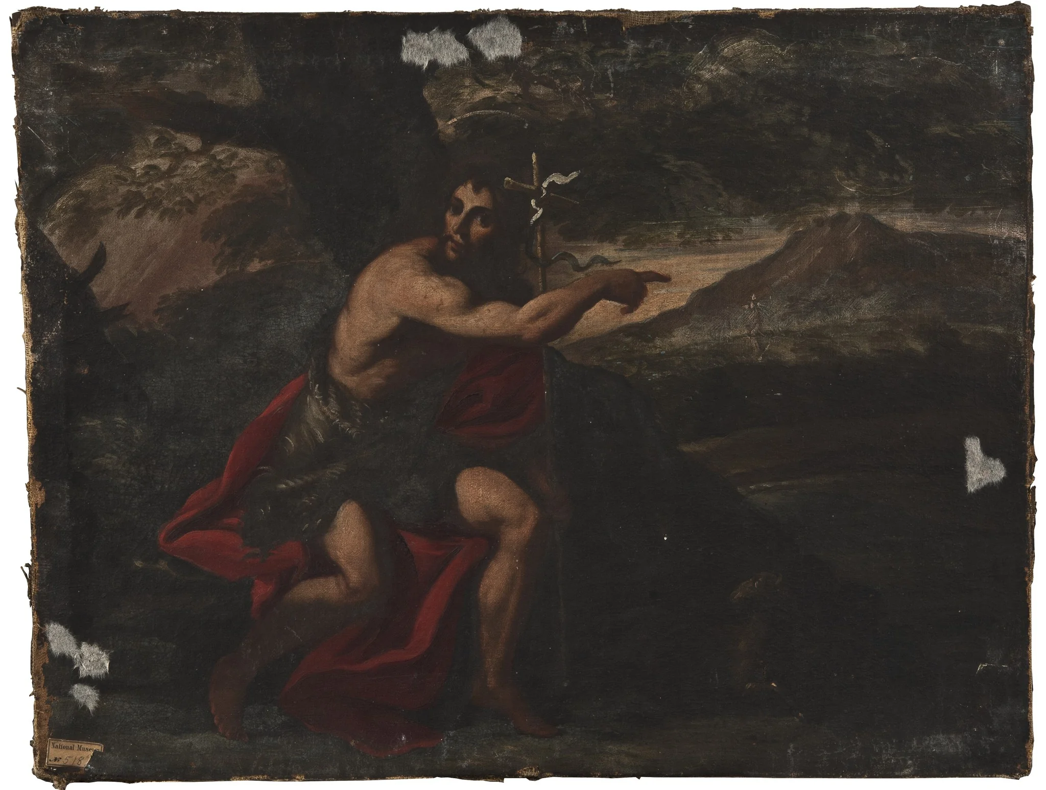 Johannes Döparen, detail