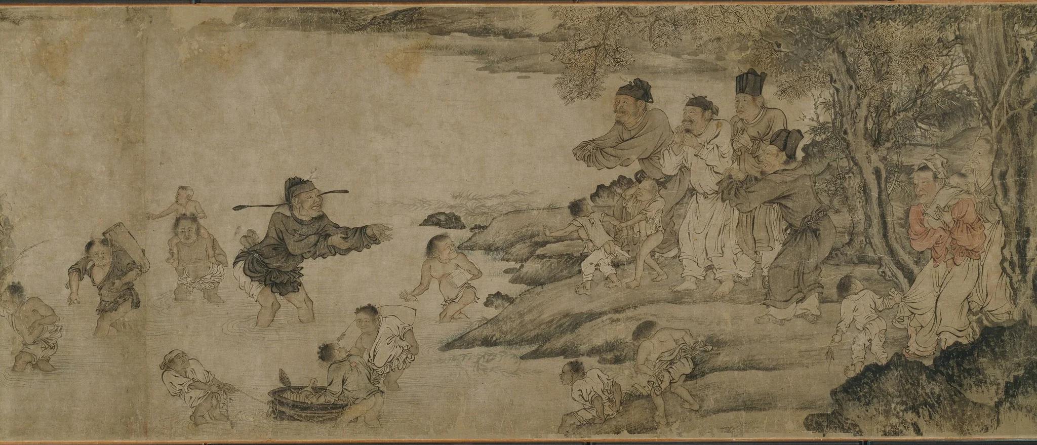 Yang Pu Moving His Family, detail