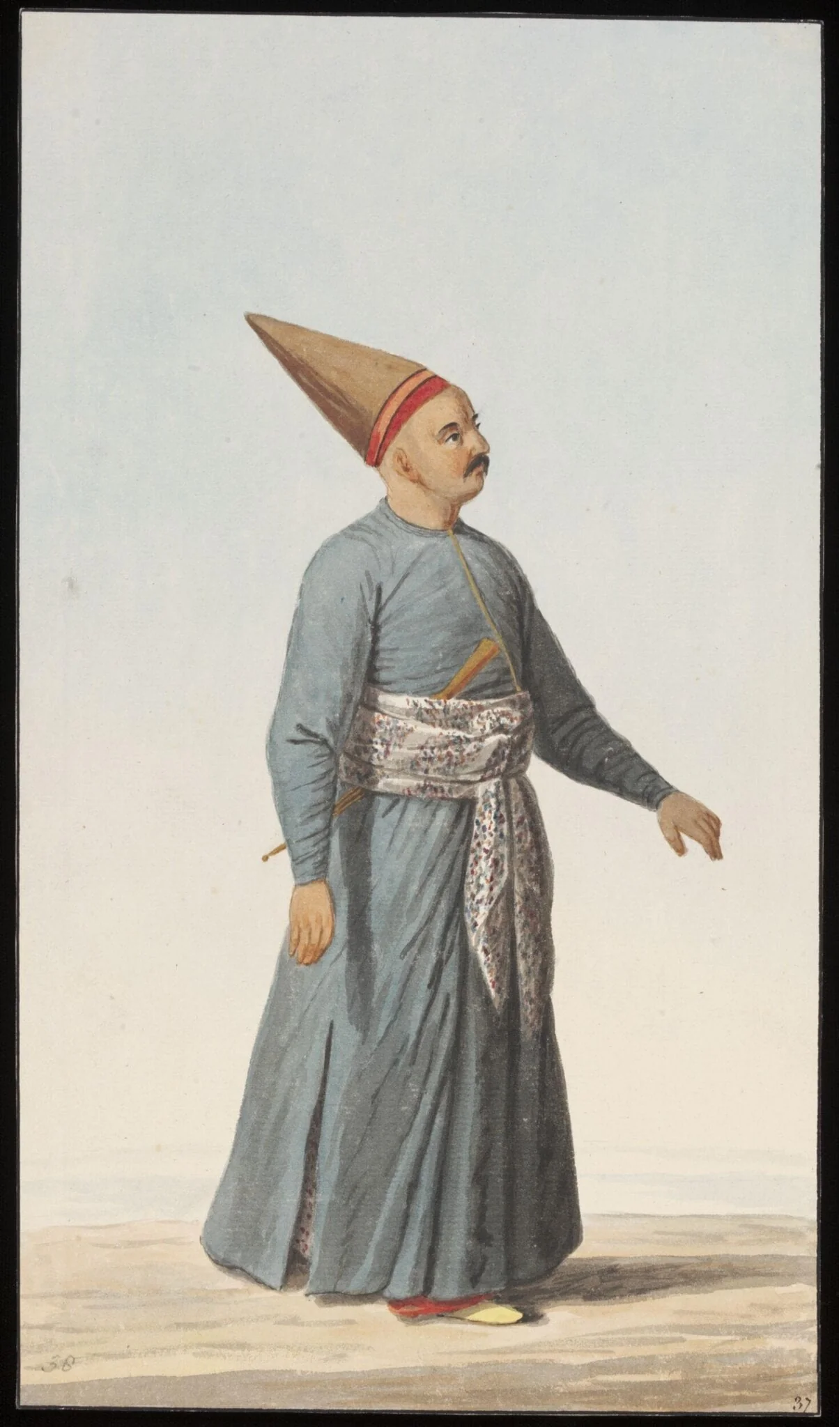 An official in the Sultan's palace, detail