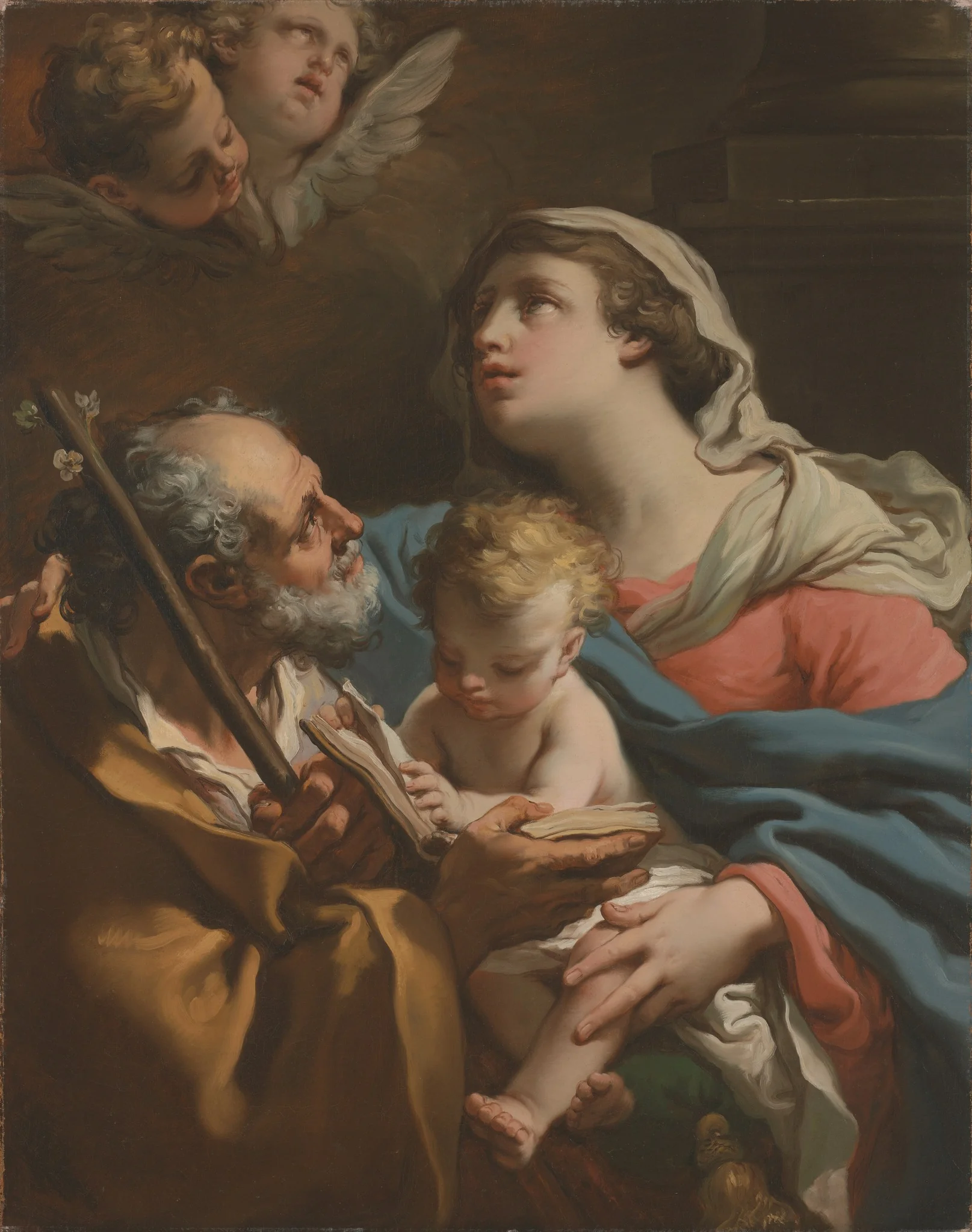The Holy Family, detail