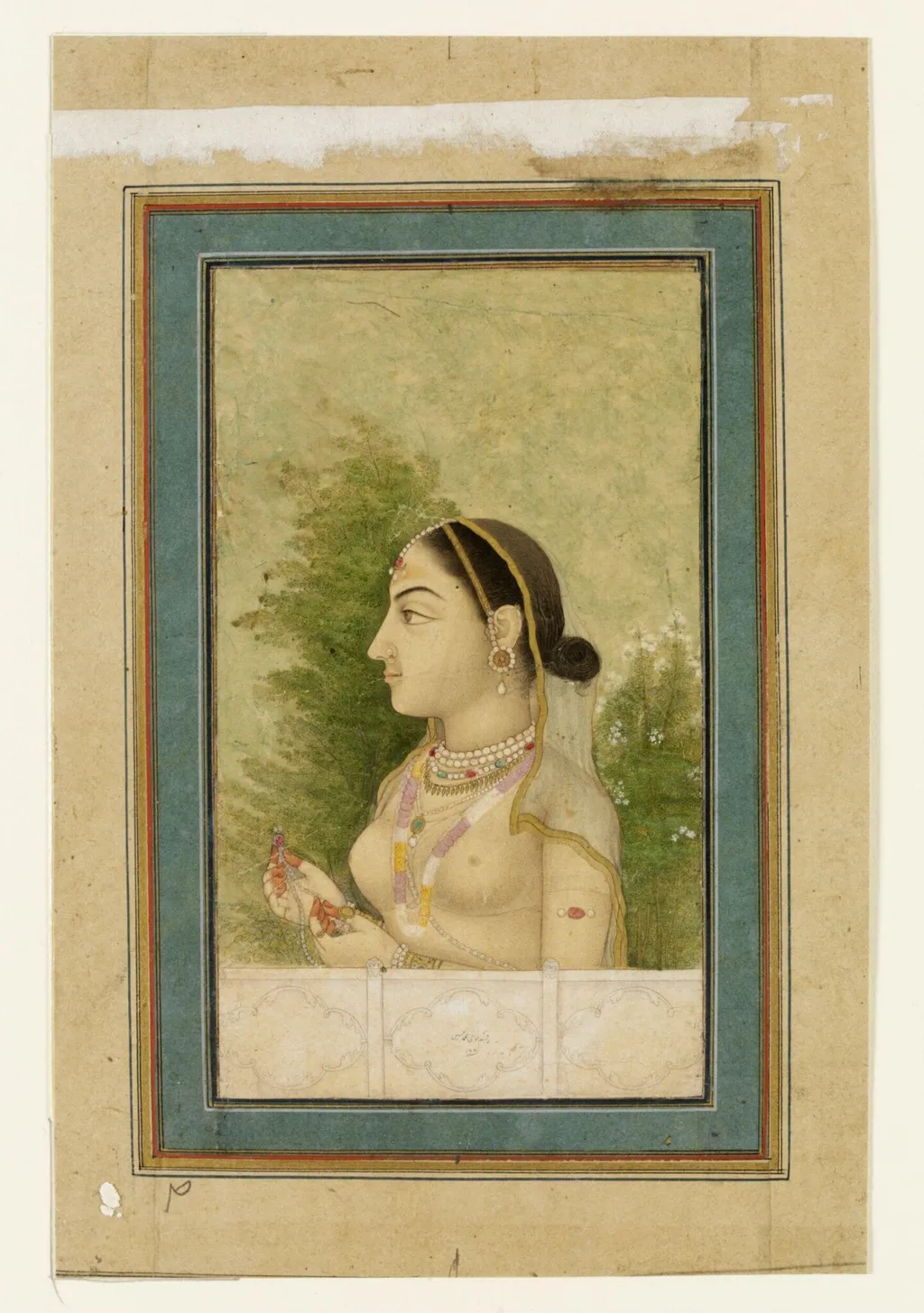 Untitled, by Muhammad Husseyn, paint, 1774