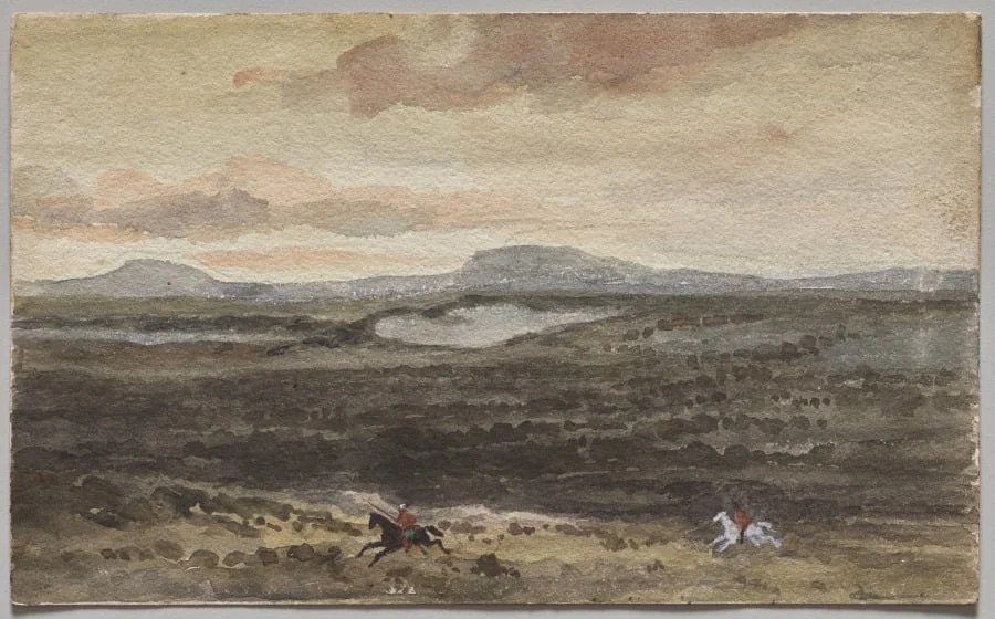 View of the Midwest Plains, detail