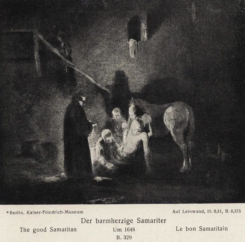 The Good Samaritan, detail