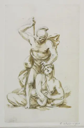Unidentified design, sculpture, by Joseph Frans Nollekens, 1737