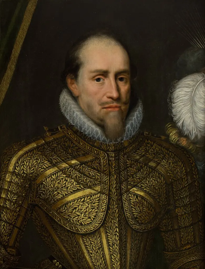 Portrait of a Man in Armour, by Michiel Jansz van Mierevelt, oil, 1613