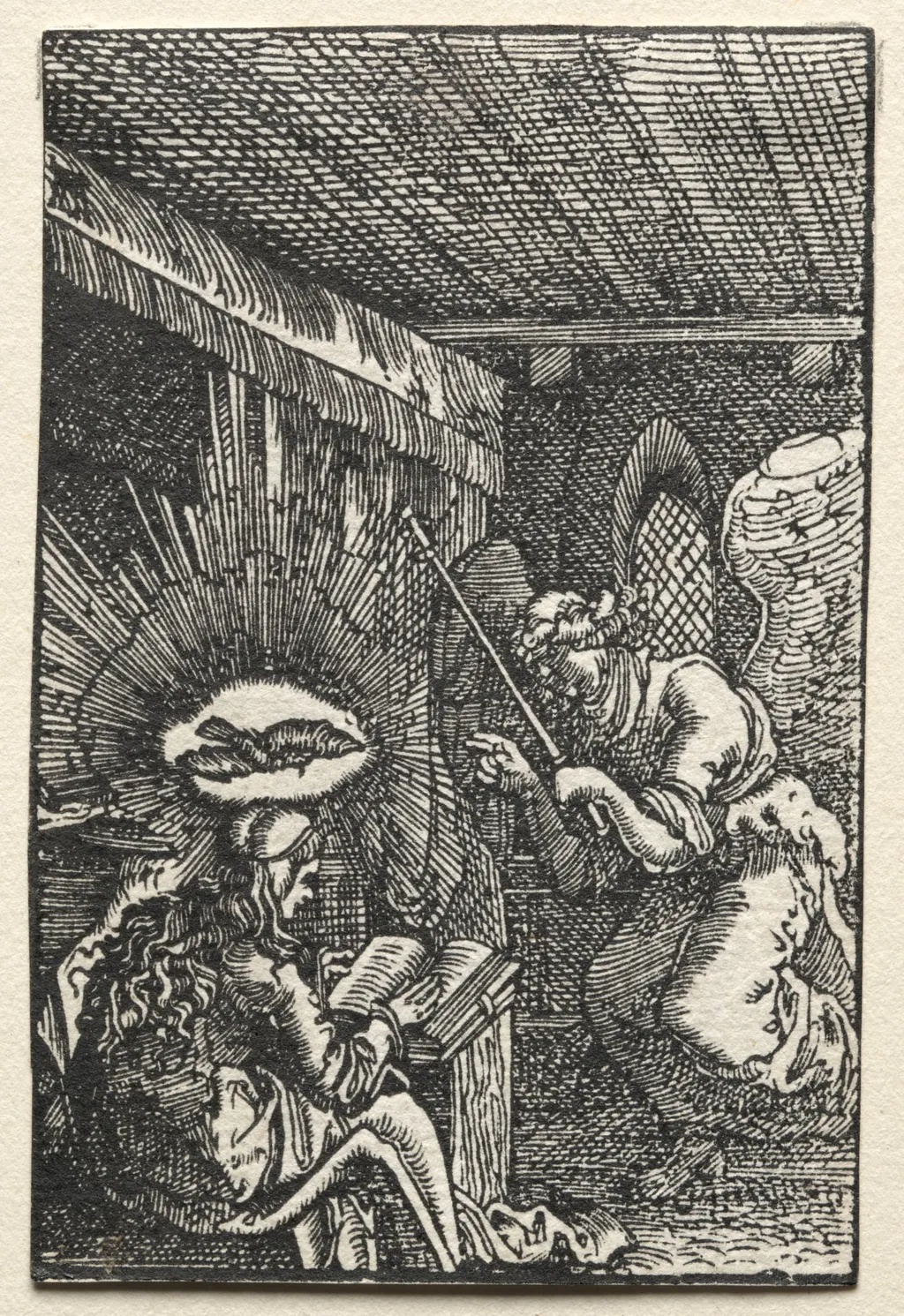 The Fall and Redemption of Man:  The Annunciation, by Albrecht Altdorfer, 1515