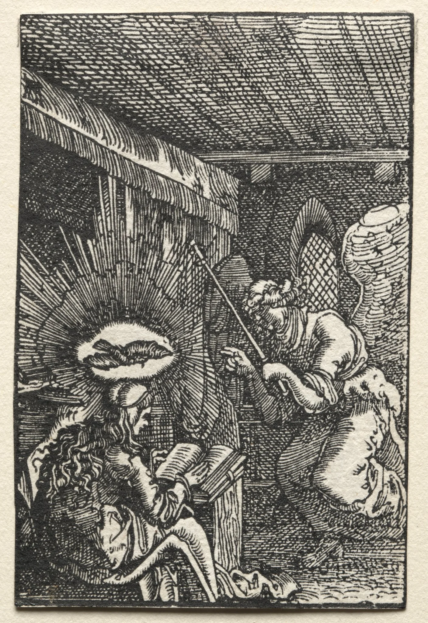 The Fall and Redemption of Man: The Annunciation, detail