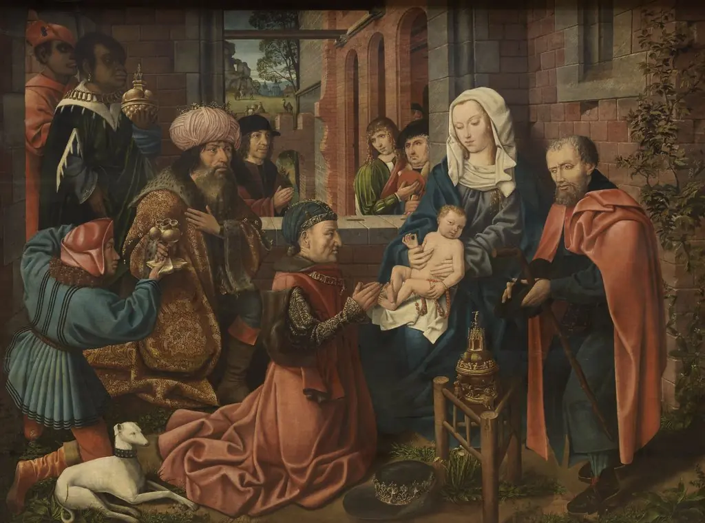 The Adoration of the Magi, by Master of Frankfurt, oil, 1512
