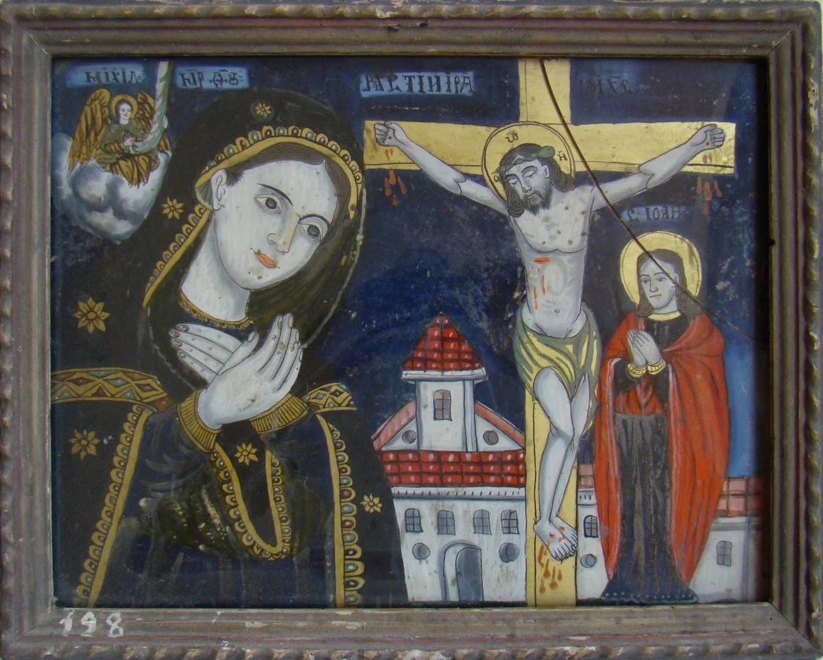 Maica Domnului îndurerată (Răstignirea lui Iisus), detail