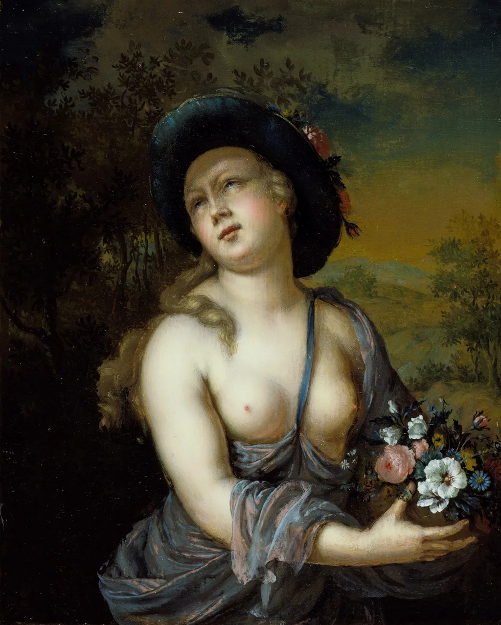 Flora, by Frans van Mieris the Younger, unspecified, 1720