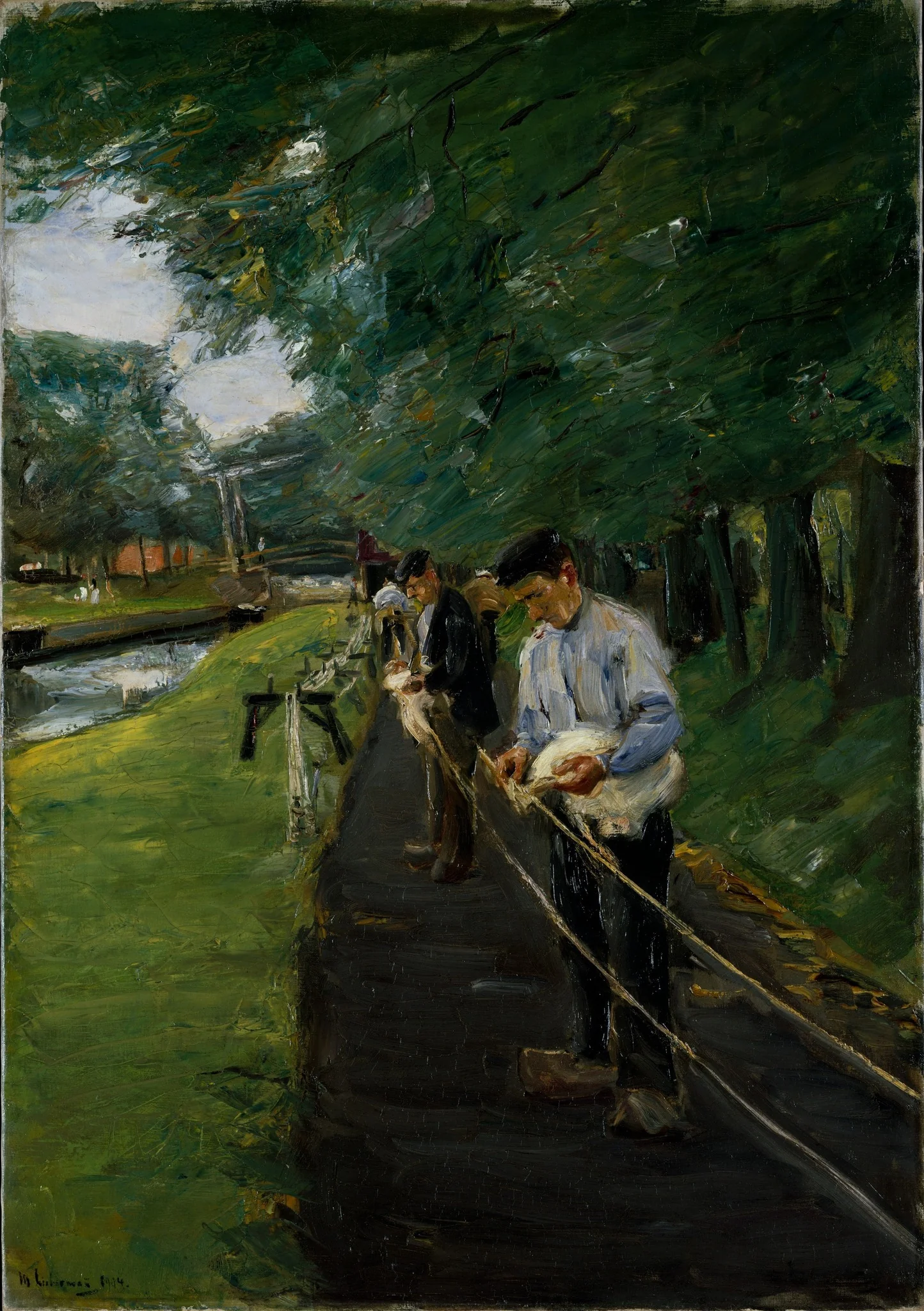 The Ropewalk in Edam, detail