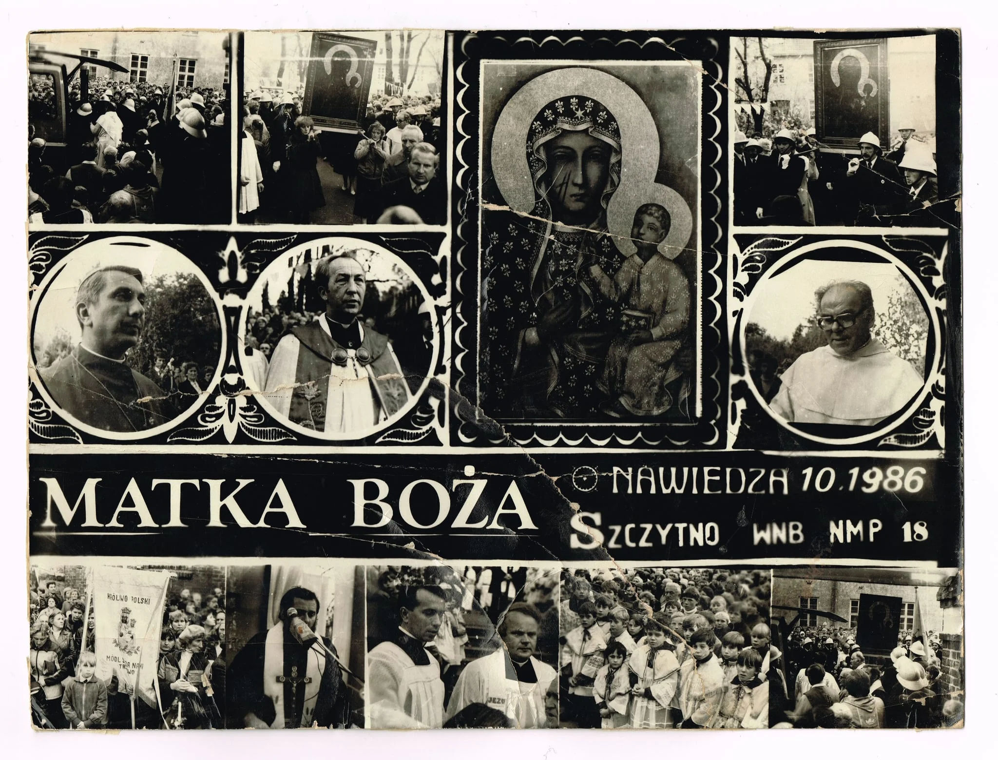 Visits to Our Lady of Czestochowa in the parish of Assumption of the Blessed Virgin Mary in Szczytno, detail