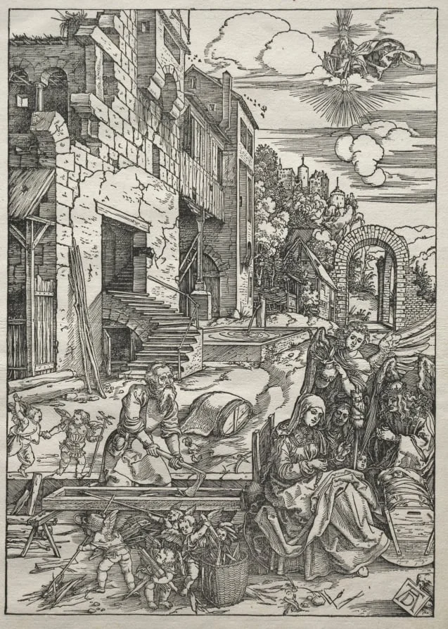 Life of the Virgin: The Rest in Egypt, detail