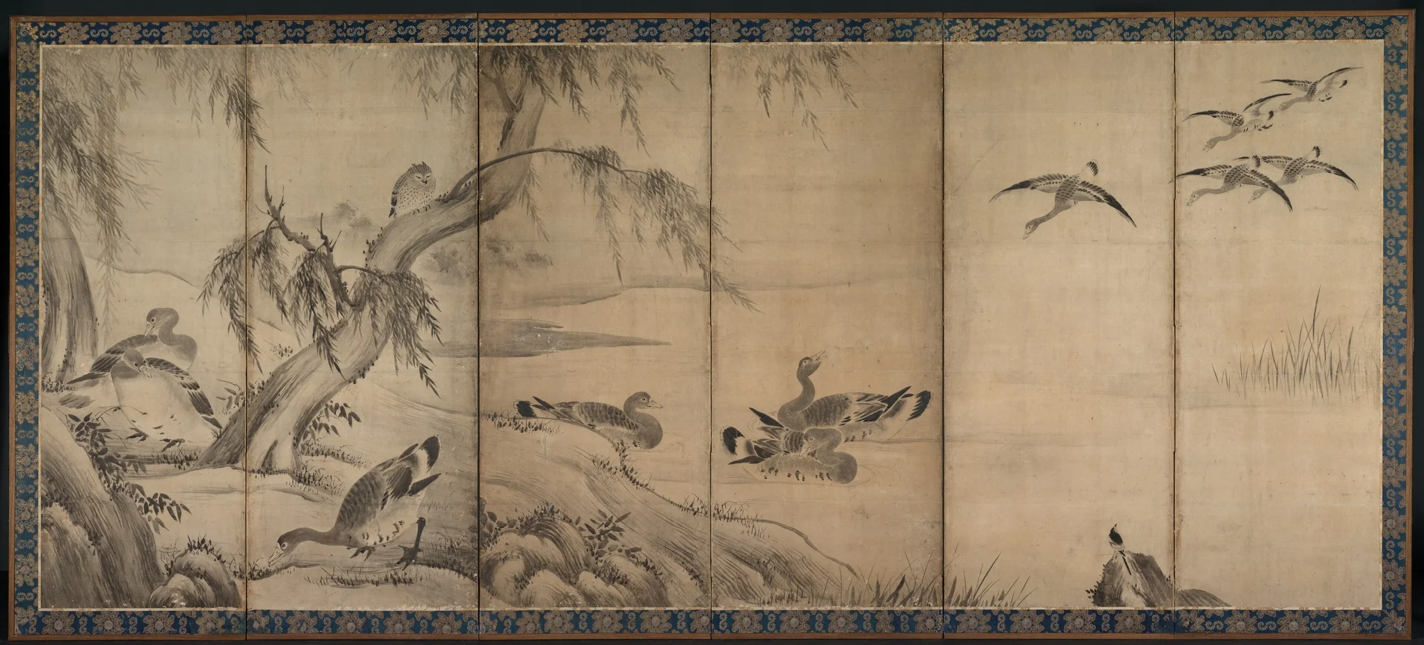 Wild Geese, detail