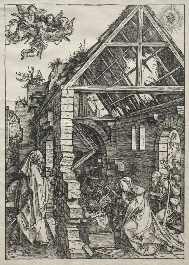 Life of the Virgin: The Nativity, detail