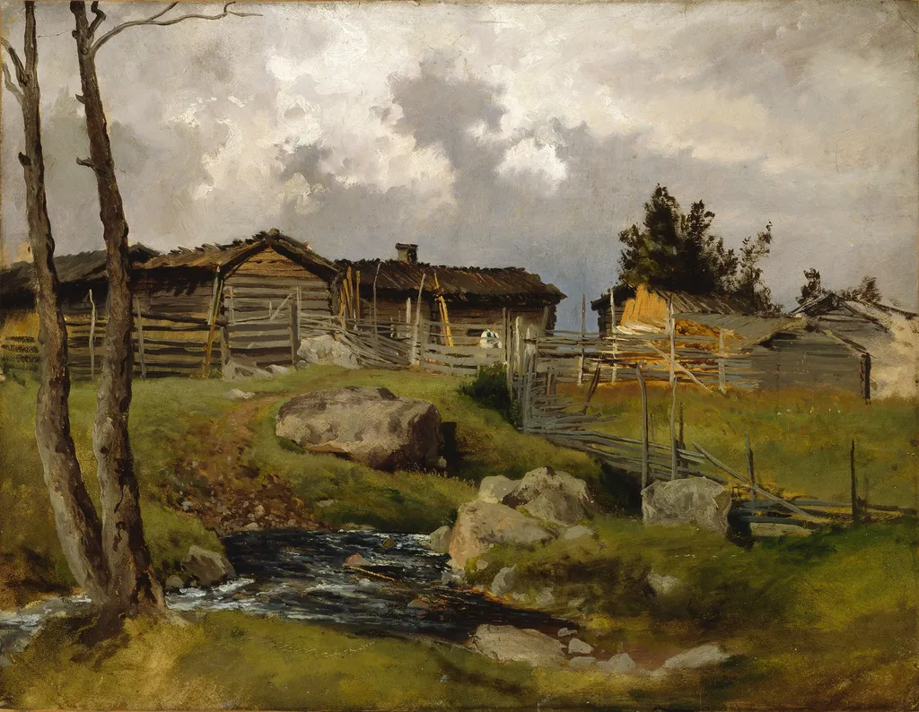 Before the Thunderstorm, by Hjalmar Munsterhjelm, unspecified, 1882