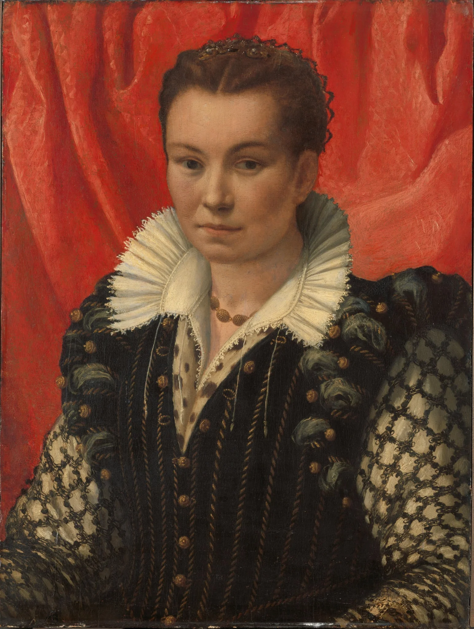 Portrait of a Woman, detail