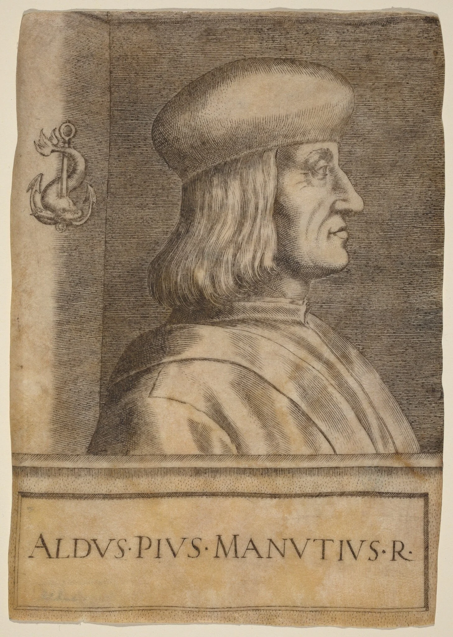 Aldus Pius Manutius, detail