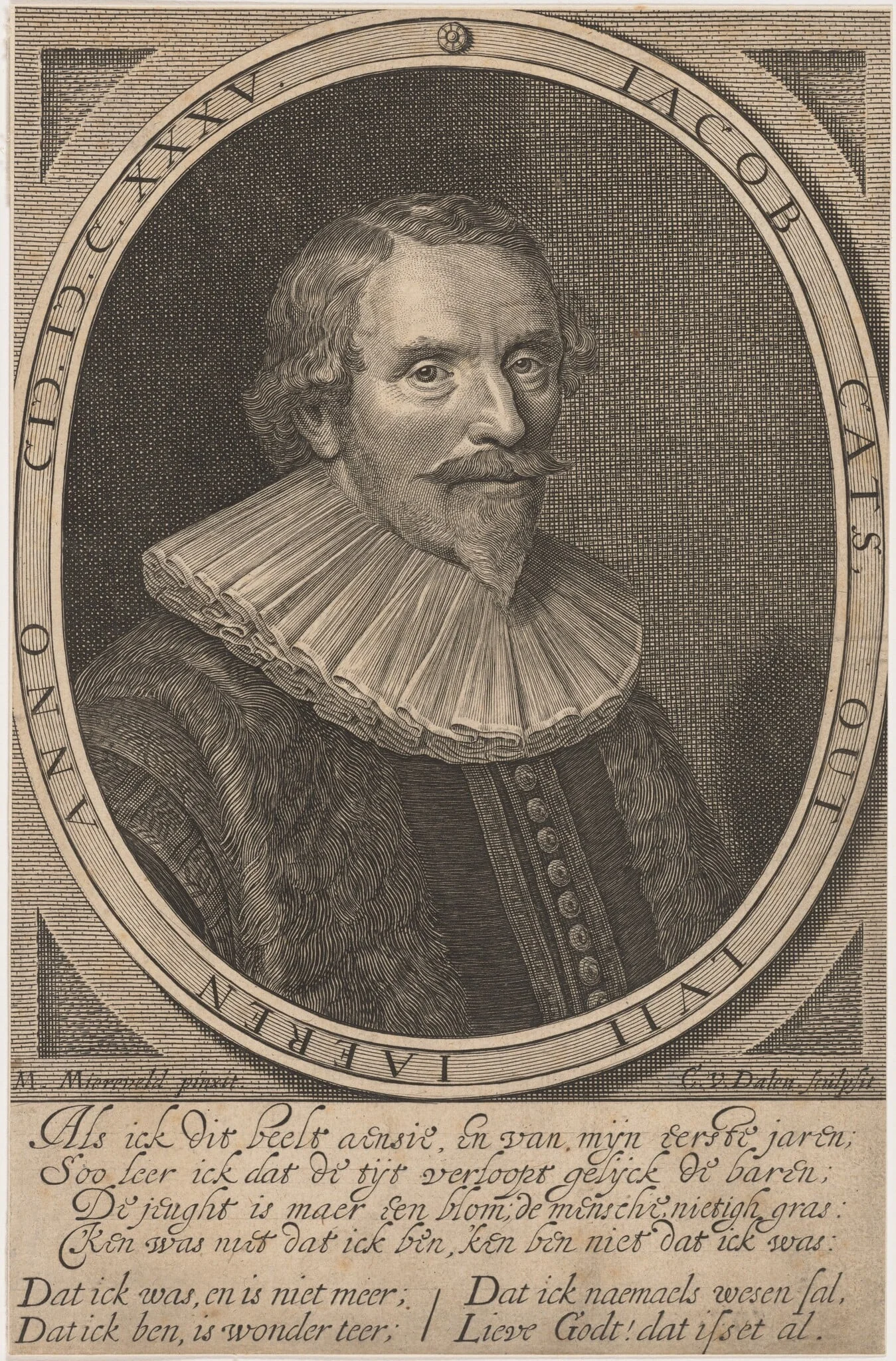 Jacob Cats, Poet, detail