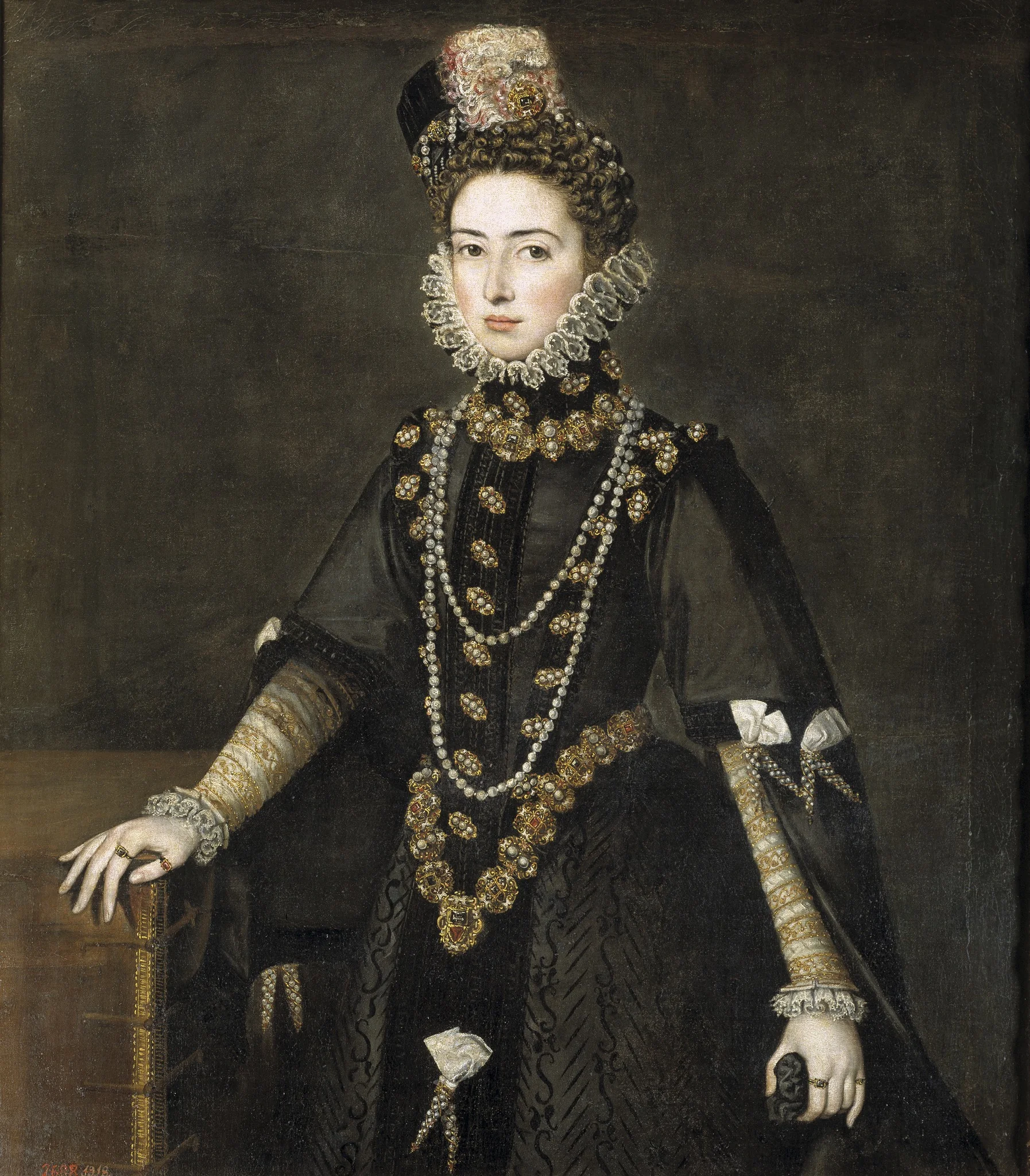 Catalina Micaela de Austria, Duchess of Savoy, detail