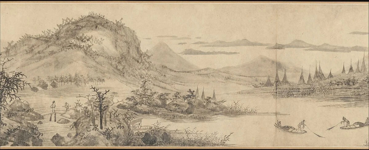 明 王紱 江山漁樂圖 卷|Joys of the Fisherman, detail