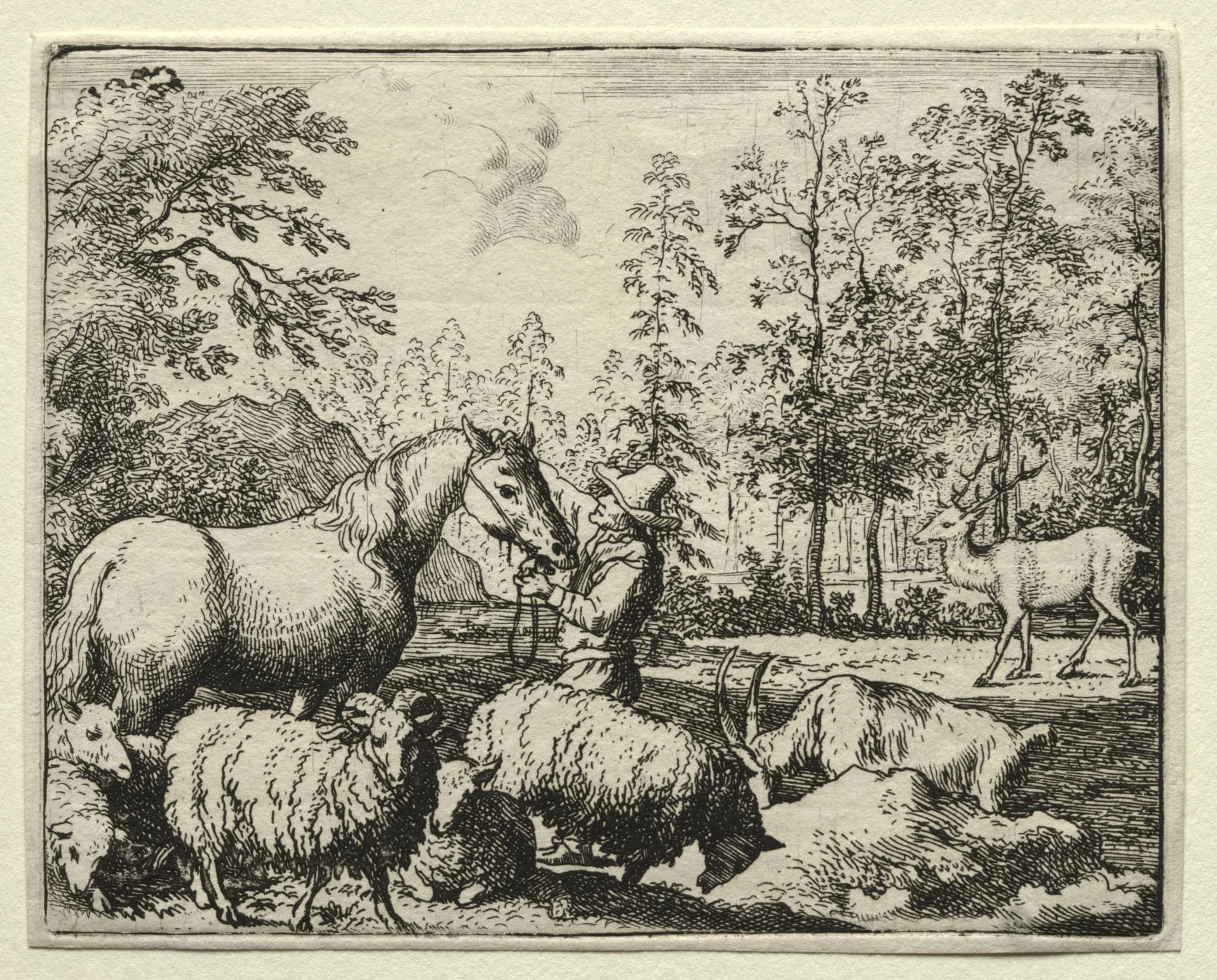 Reynard the Fox: The Jealous Horse, detail
