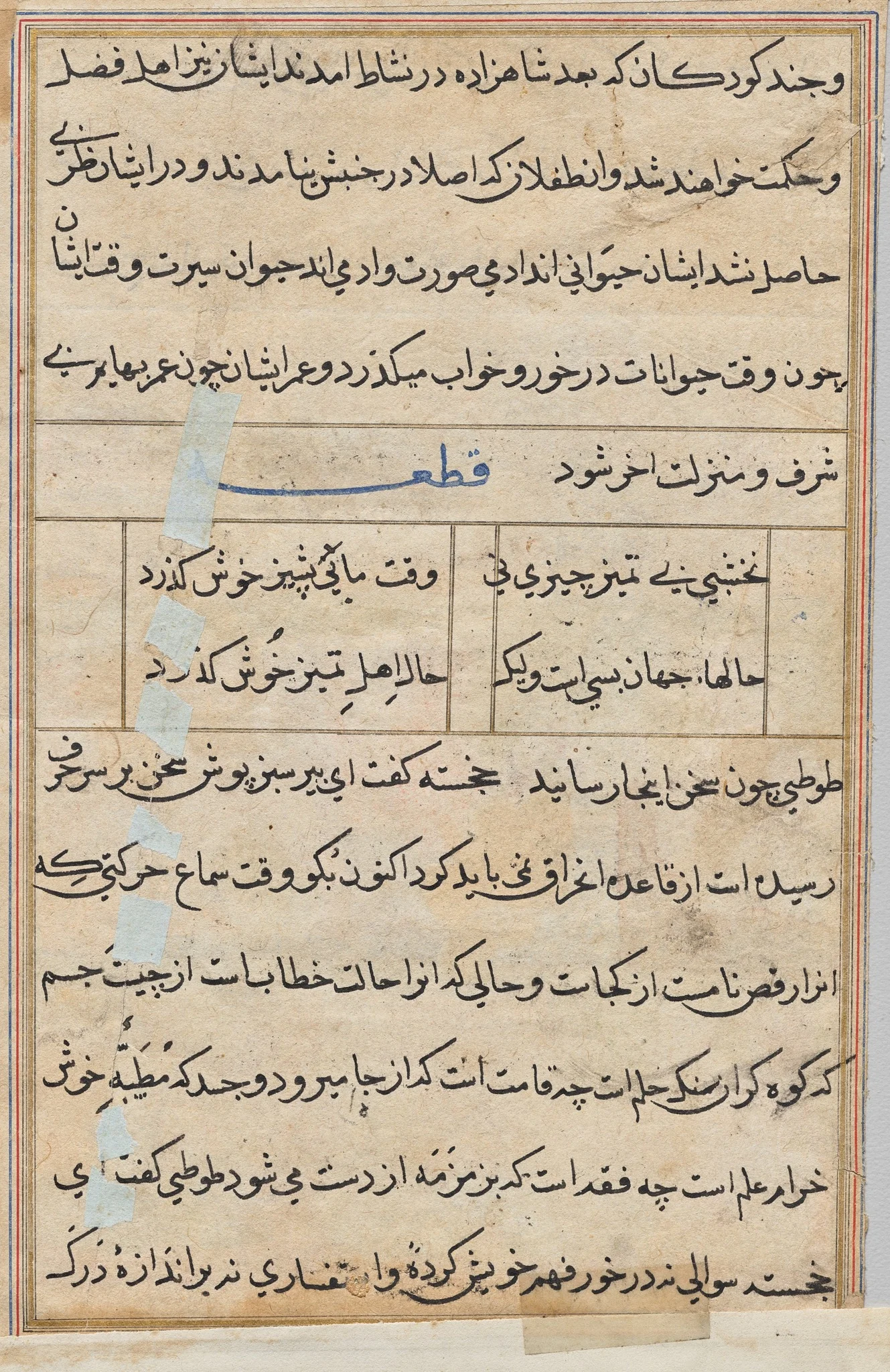 Tuti-Nama (Tales of a Parrot): Tale XIII, detail