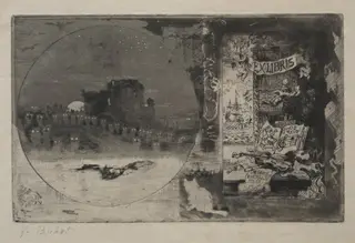 The Castle of the Owls, by Félix-Hilaire Buhot, 1887