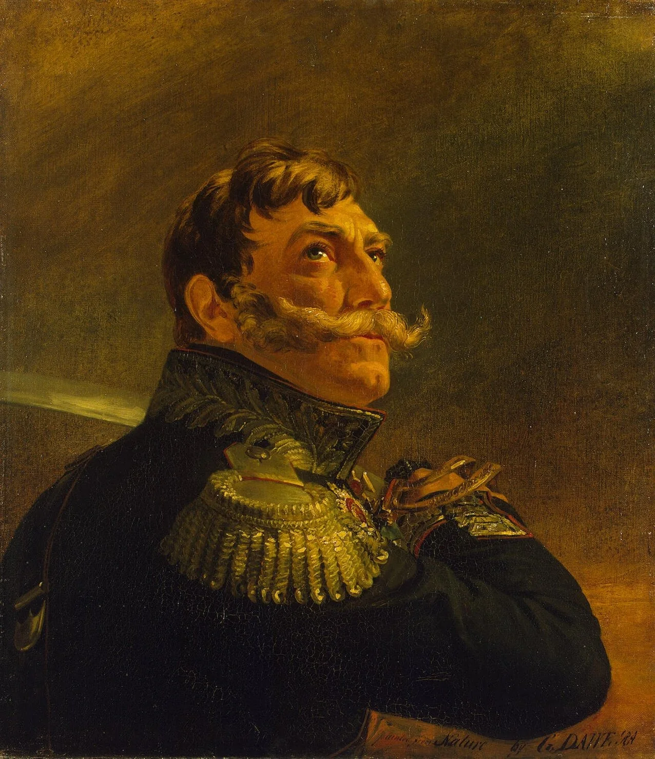 Portrait of Dmitry Ye. Kuteynikov (1766-1844), detail