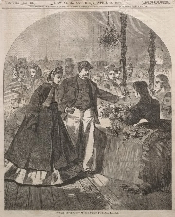 Floral Department of the Great Fair, detail