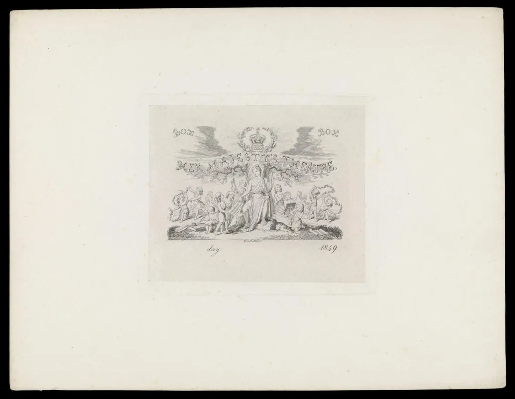 H Beard Print Collection, by George Cruikshank, 1849