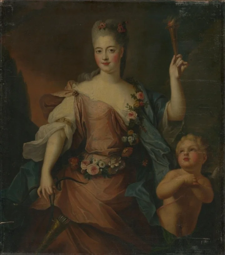 Madame de Lambesque, detail