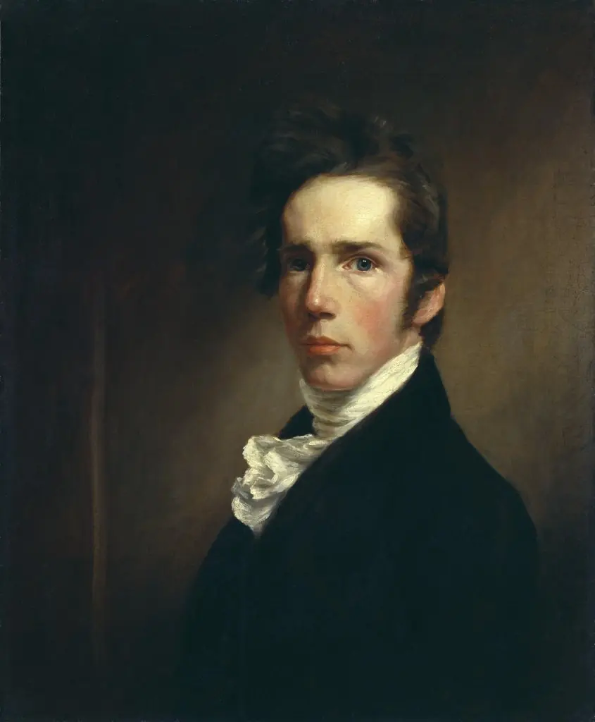 Portrait of a Man, by Samuel Lovett Waldo, oil, 1815