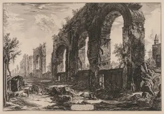 Views of Rome:  The Aquaduct of Nero, by Giovanni Battista Piranesi, 1775