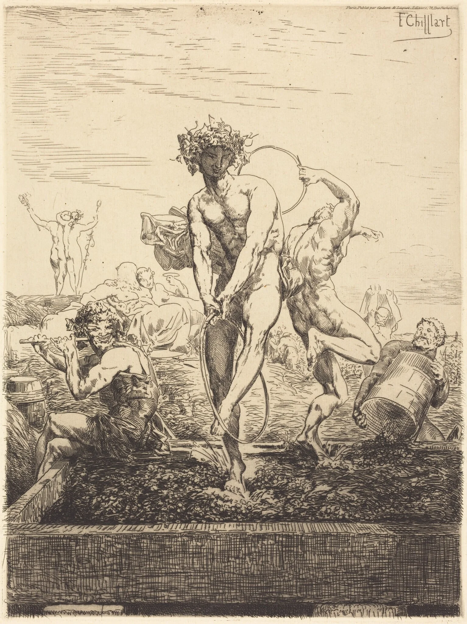 Grape Harvest, detail