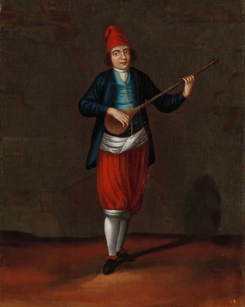 Man from the Island of Sérifos, by Jean Baptiste Vanmour, oil, 1718