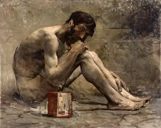 Diogenes, by Jules Bastien-Lepage, oil