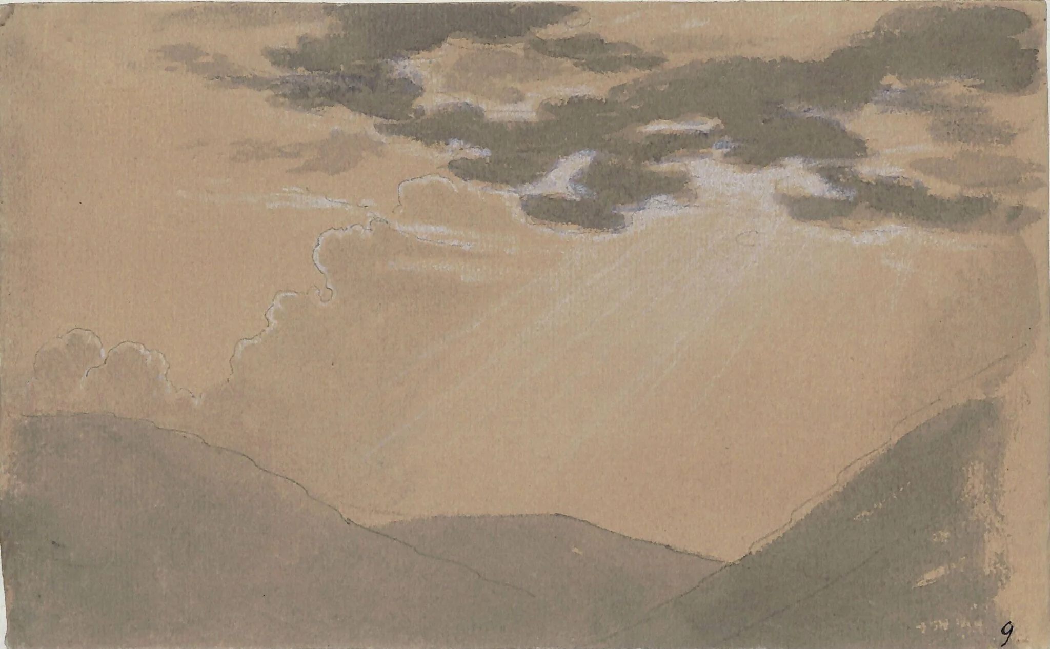Study of a landscape, detail