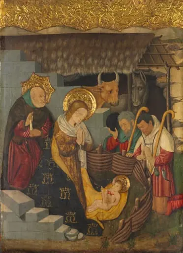 The Nativity, by Jaume Ferrer II, unspecified, 1457