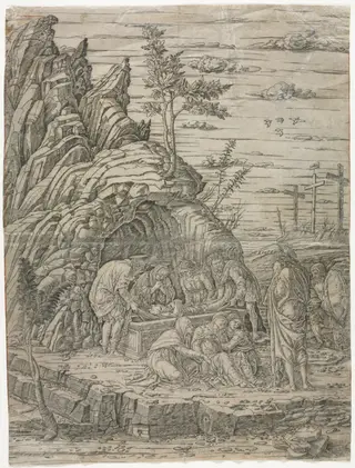 The Entombment with the Four Birds, by Andrea Mantegna, 1483