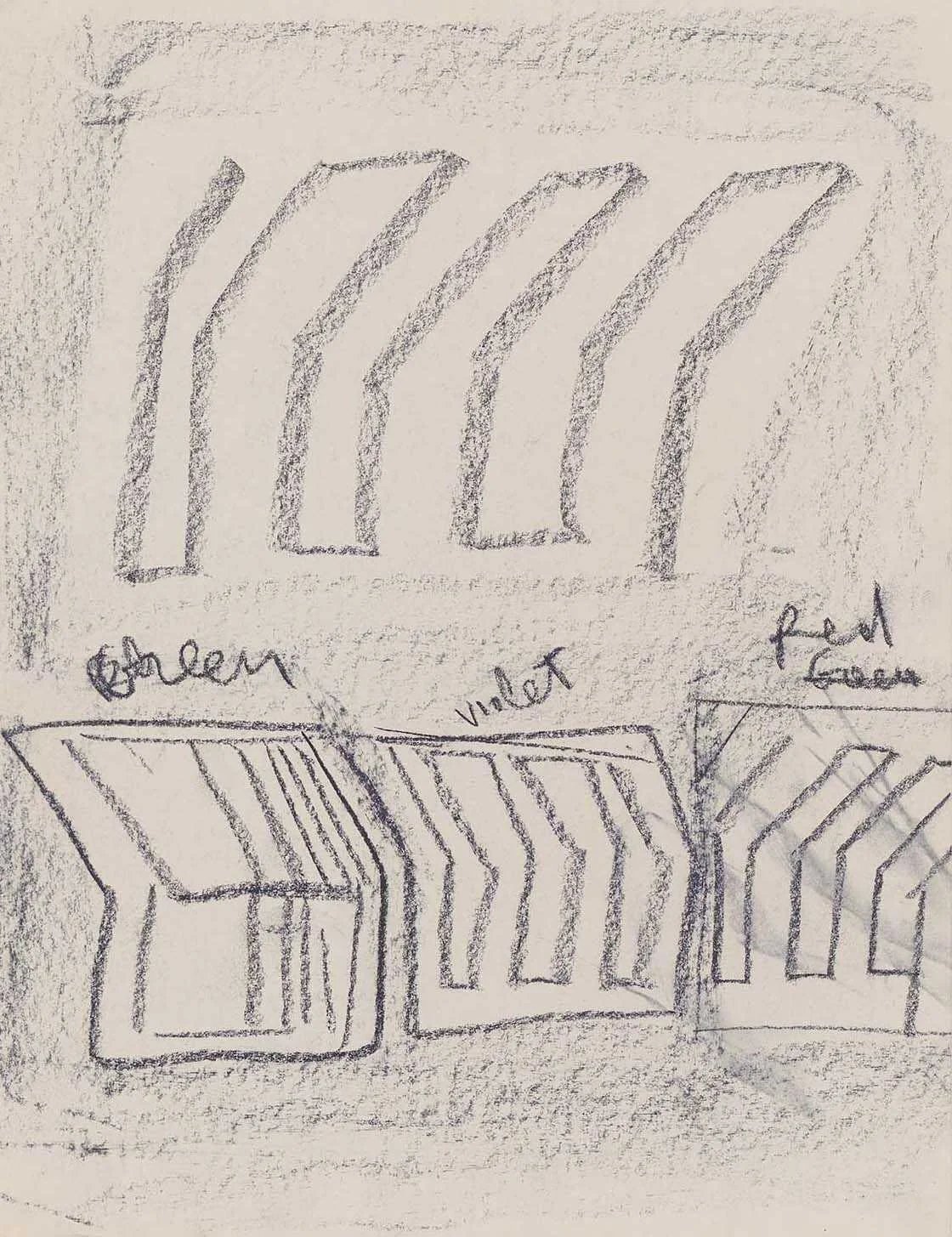 Σπουδή για γλυπτό στο Walker Art Center I, detail