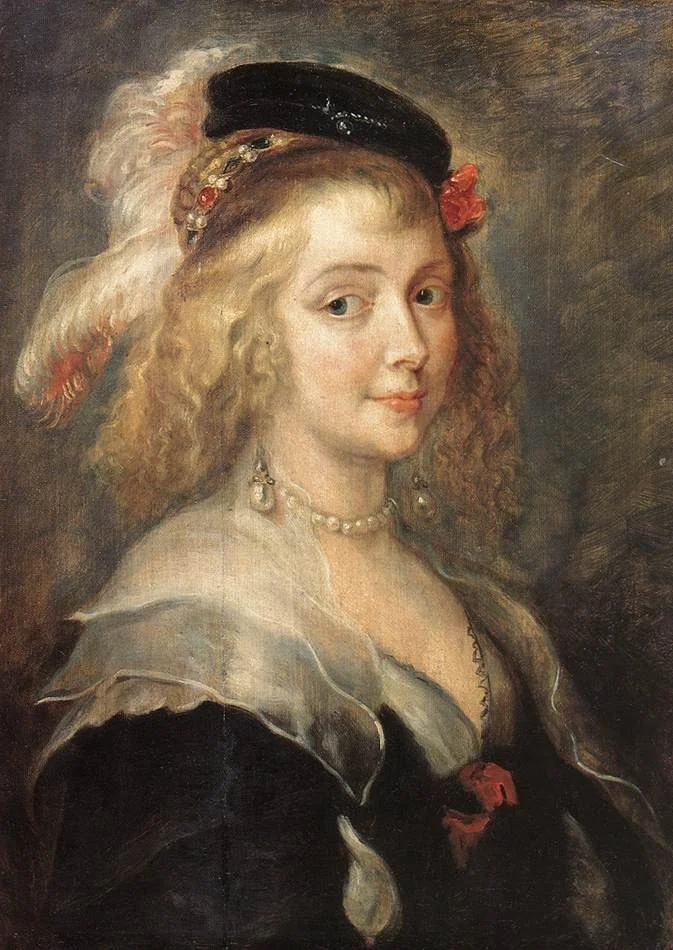 Portrait of Helena Fourment, detail