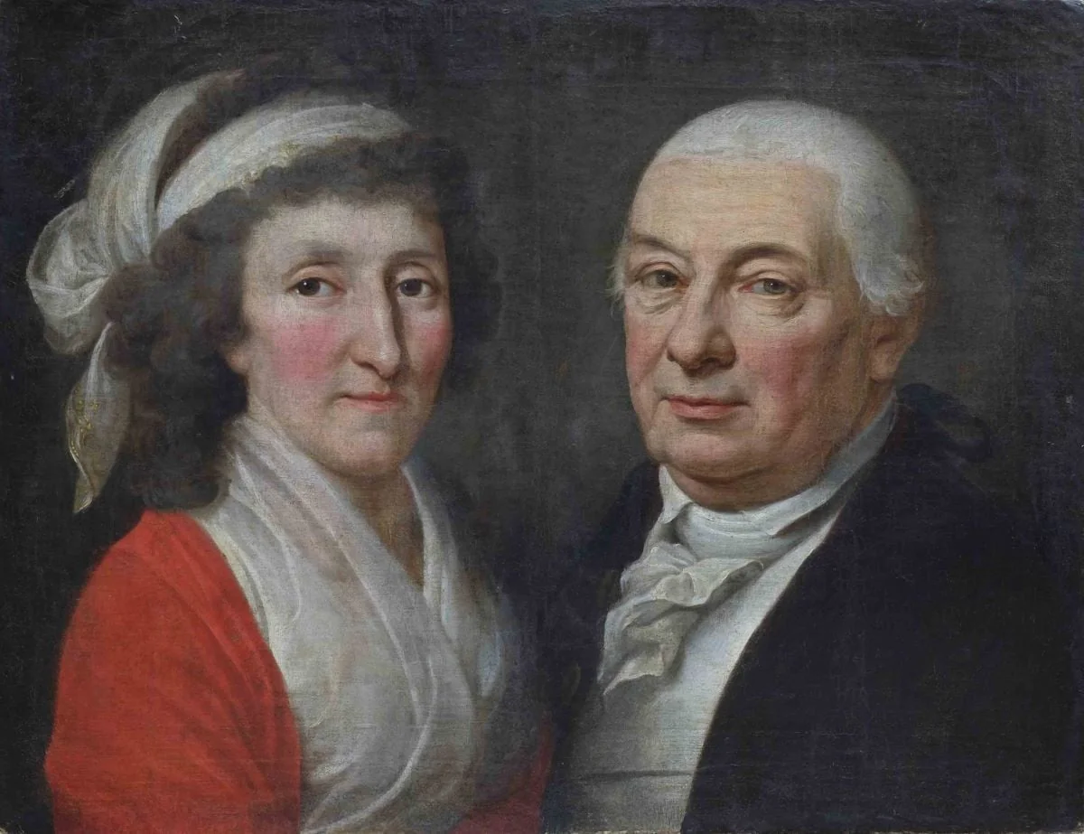 Dublu portret (soț și soție), detail